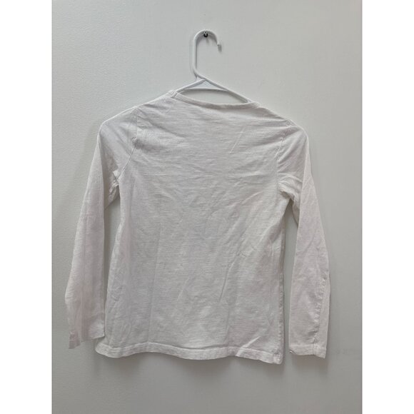 Zara Kids White Long-Sleeve Paint Class Shirt W/ Heart & Star Print 10 - Picture 3 of 4